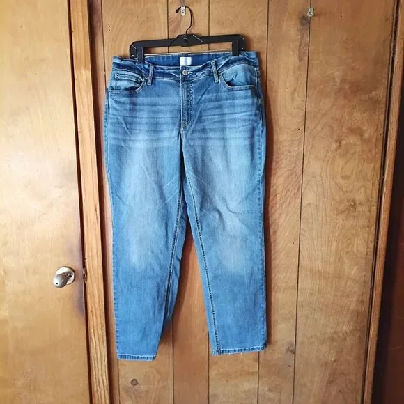 Time & Tru Plus Size Women's Blue Jeans Size 18 - Picture 2 of 6